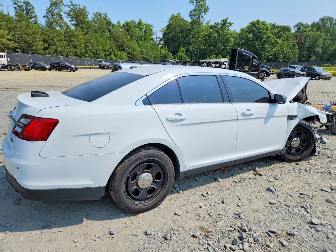2015 Ford Taurus Police Interceptor Белый vin: 1FAHP2MK4FG140855