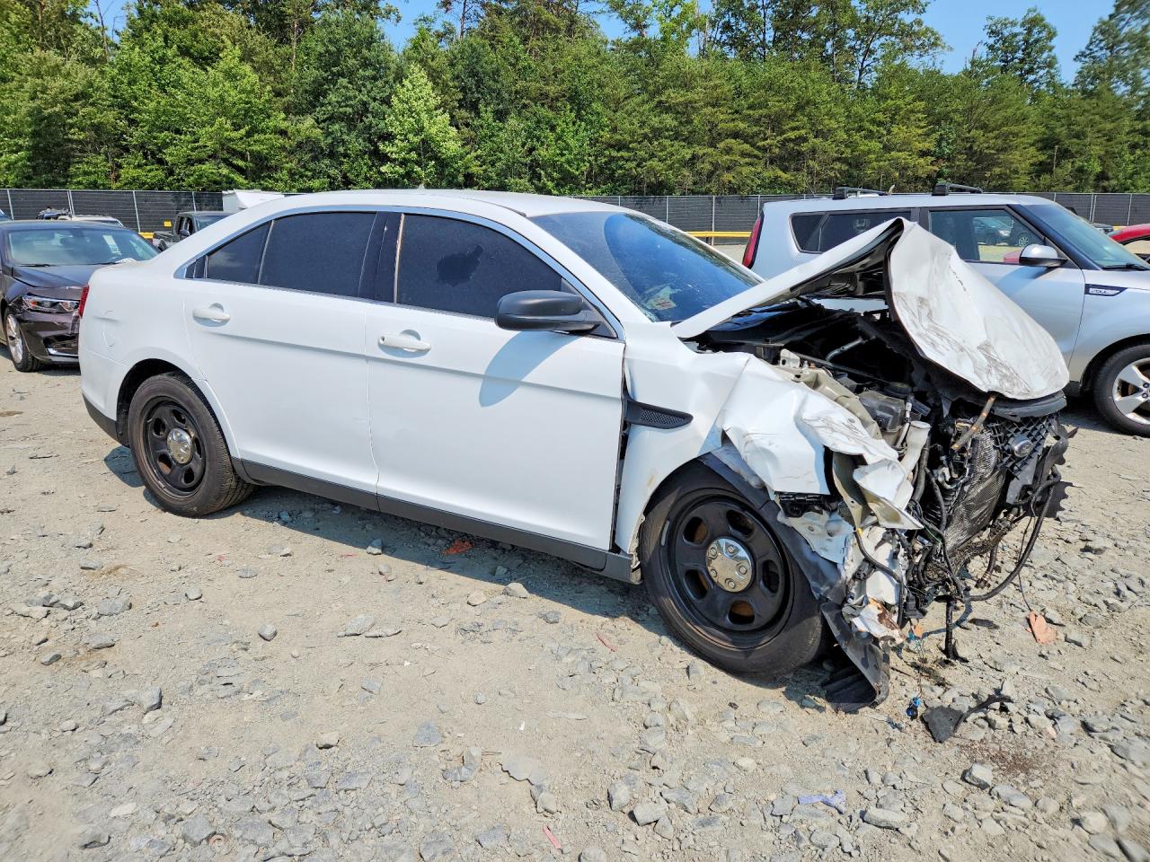 2015 Ford Taurus Police Interceptor Белый vin: 1FAHP2MK4FG140855