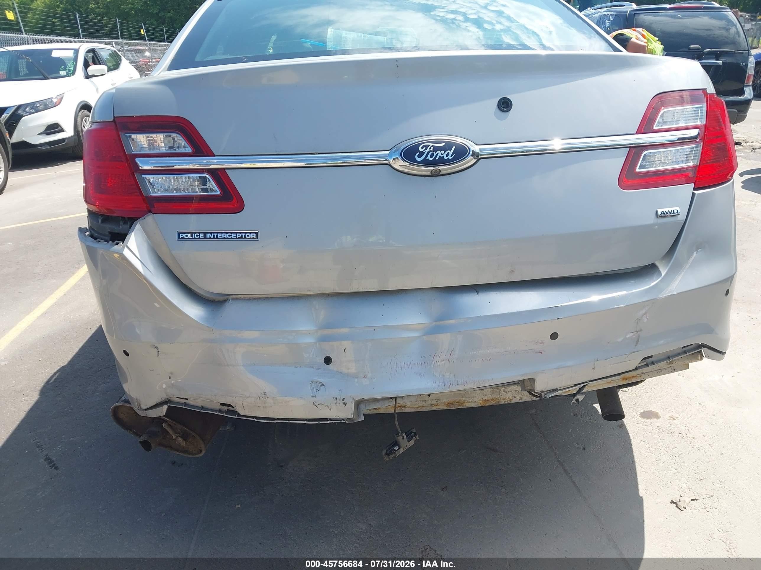 2016 Ford Police Interceptor Silver vin: 1FAHP2MK4GG155258