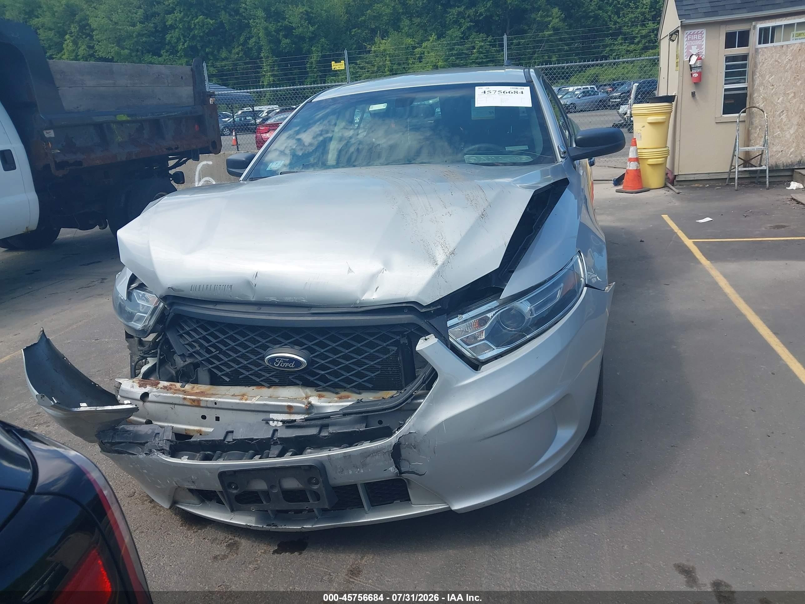 2016 Ford Police Interceptor Silver vin: 1FAHP2MK4GG155258
