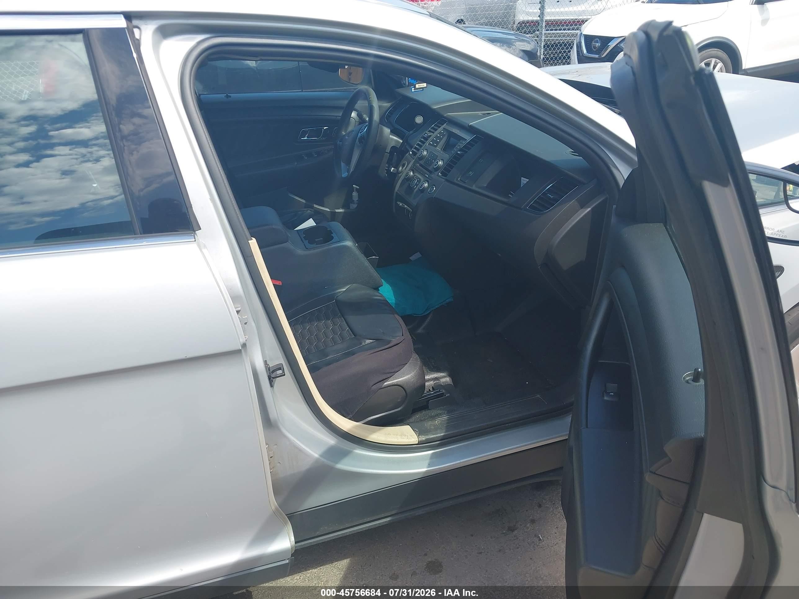 2016 Ford Police Interceptor Silver vin: 1FAHP2MK4GG155258
