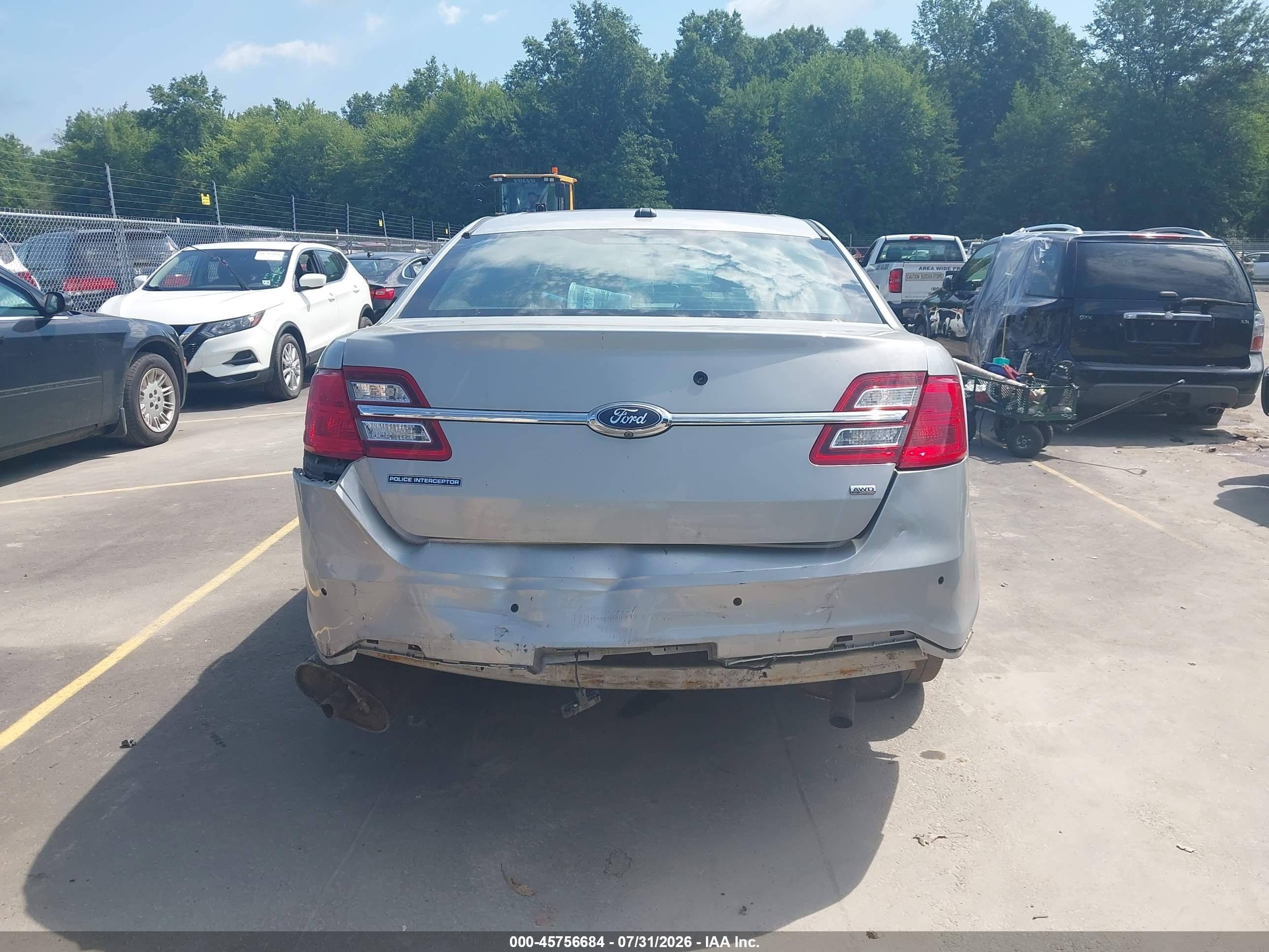 2016 Ford Police Interceptor Silver vin: 1FAHP2MK4GG155258