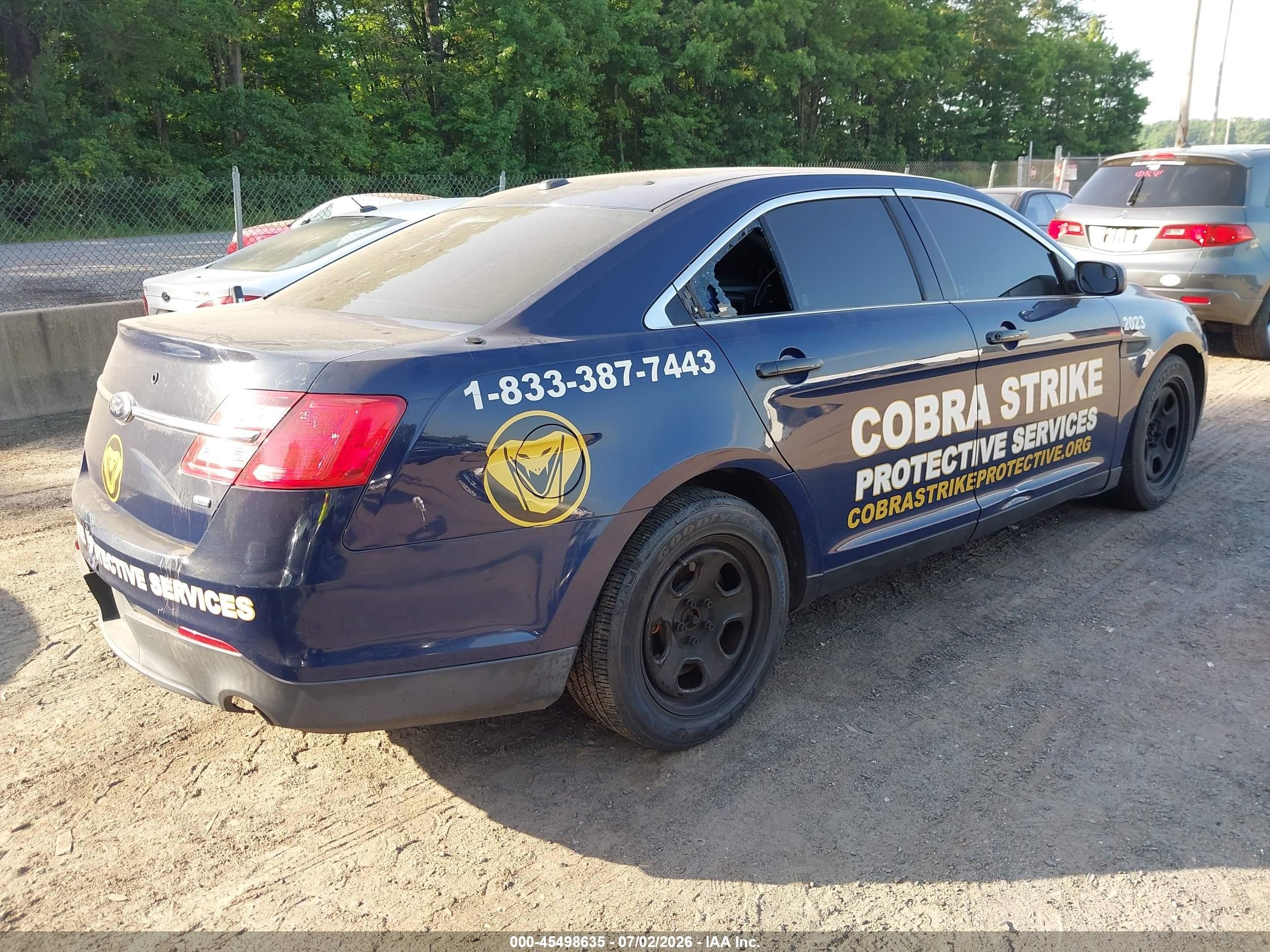 2013 Ford Police Interceptor   Синий vin: 1FAHP2MK5DG227080
