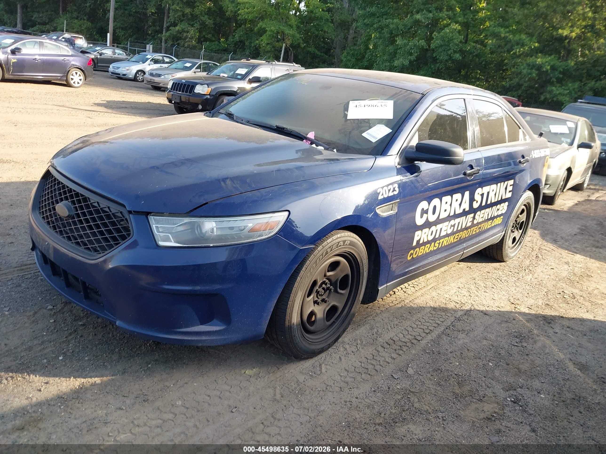 2013 Ford Police Interceptor   Синий vin: 1FAHP2MK5DG227080