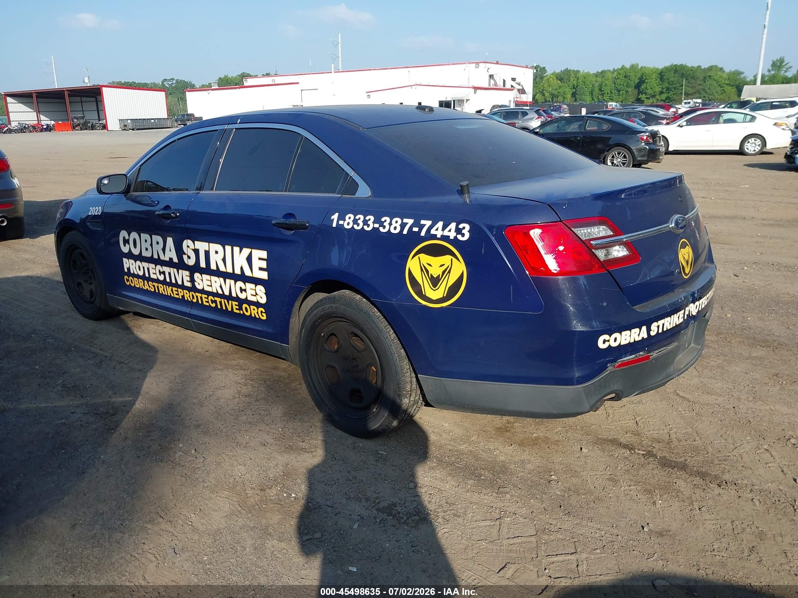 2013 Ford Police Interceptor   Синий vin: 1FAHP2MK5DG227080
