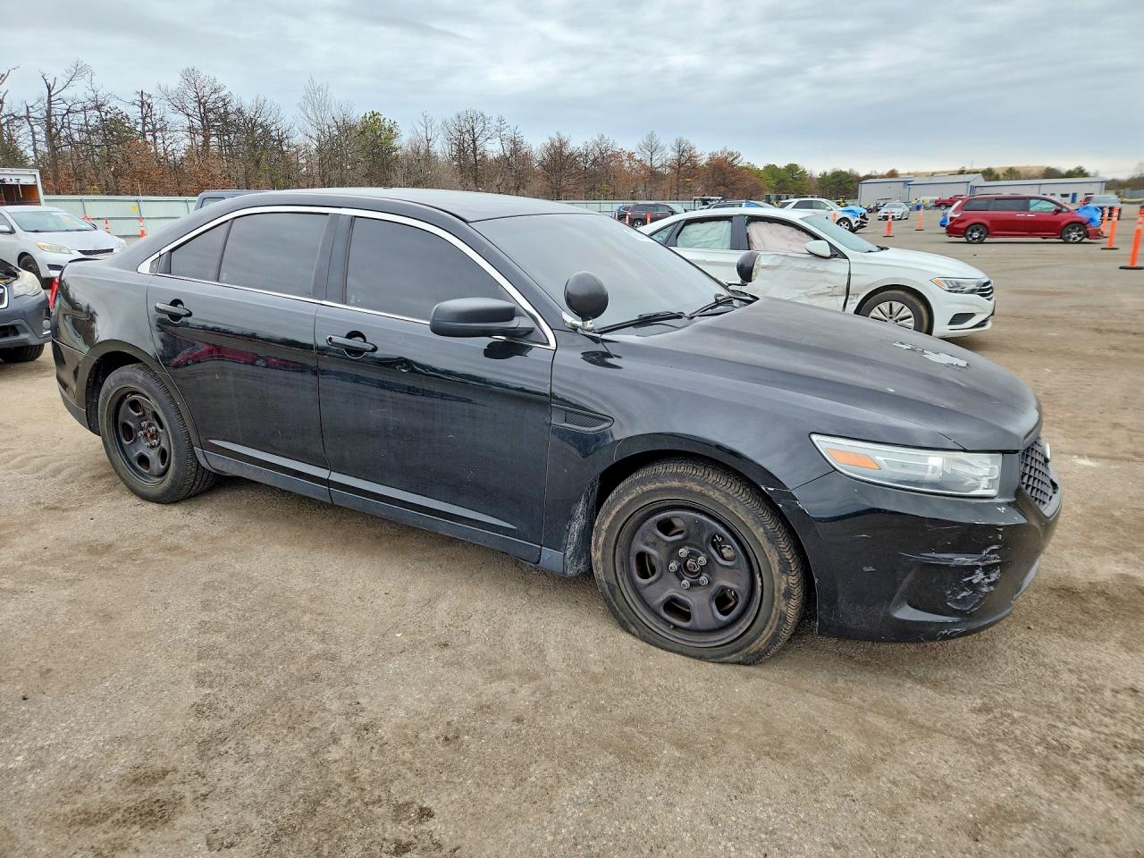 2014 Ford Taurus Police Interceptor Black vin: 1FAHP2MK5EG148784