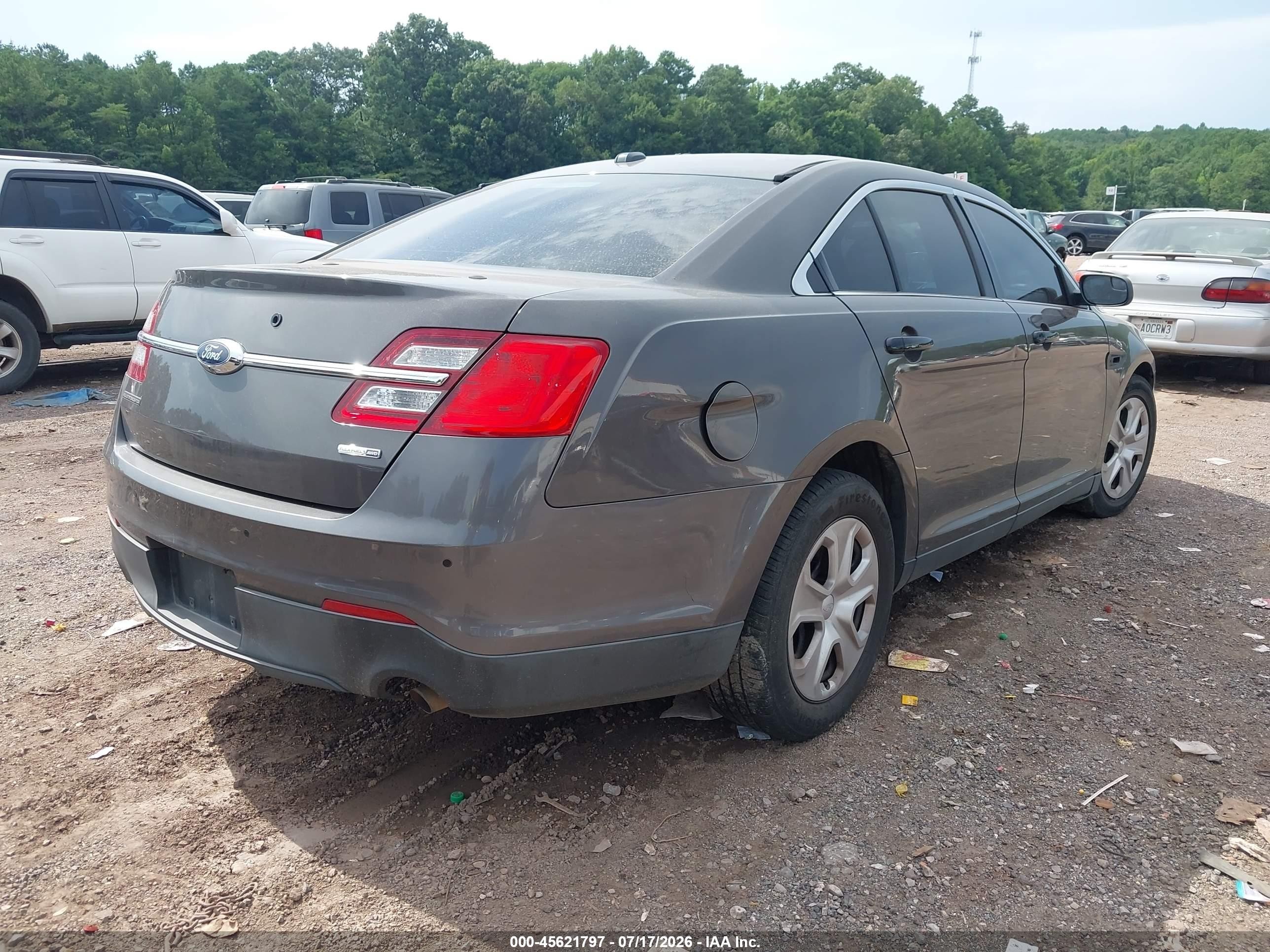 2014 Ford Police Interceptor Серый vin: 1FAHP2MK5EG161289