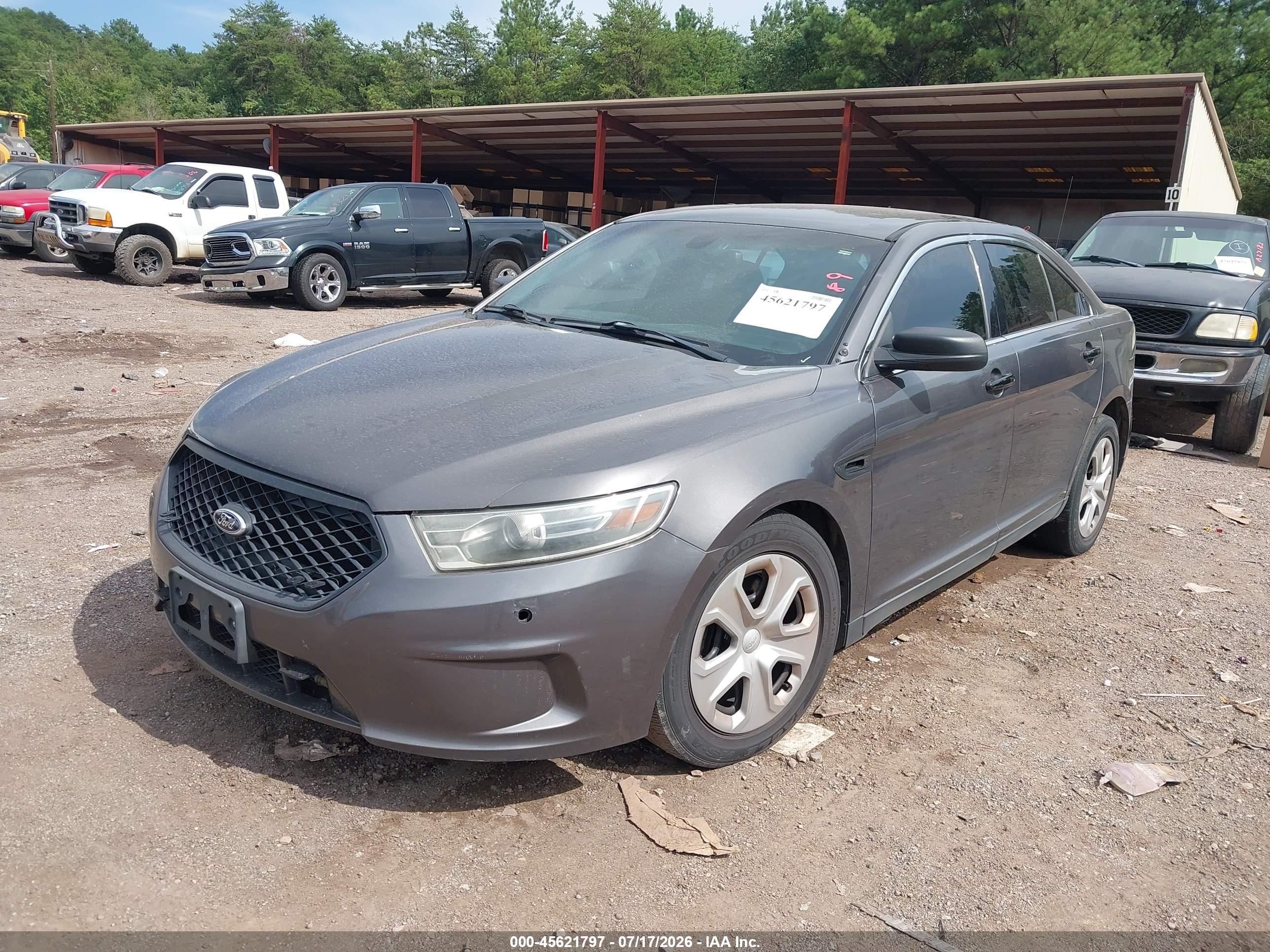 2014 Ford Police Interceptor Серый vin: 1FAHP2MK5EG161289