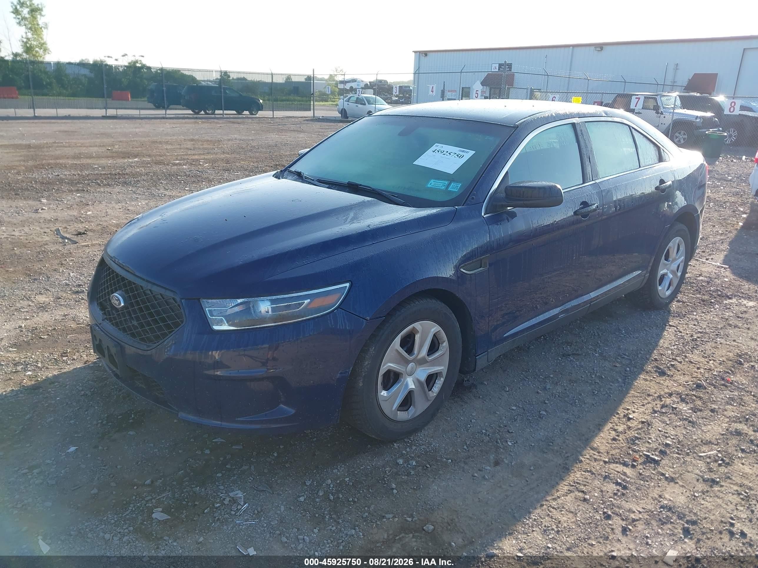 2014 Ford Police Interceptor   Blue vin: 1FAHP2MK5EG178674