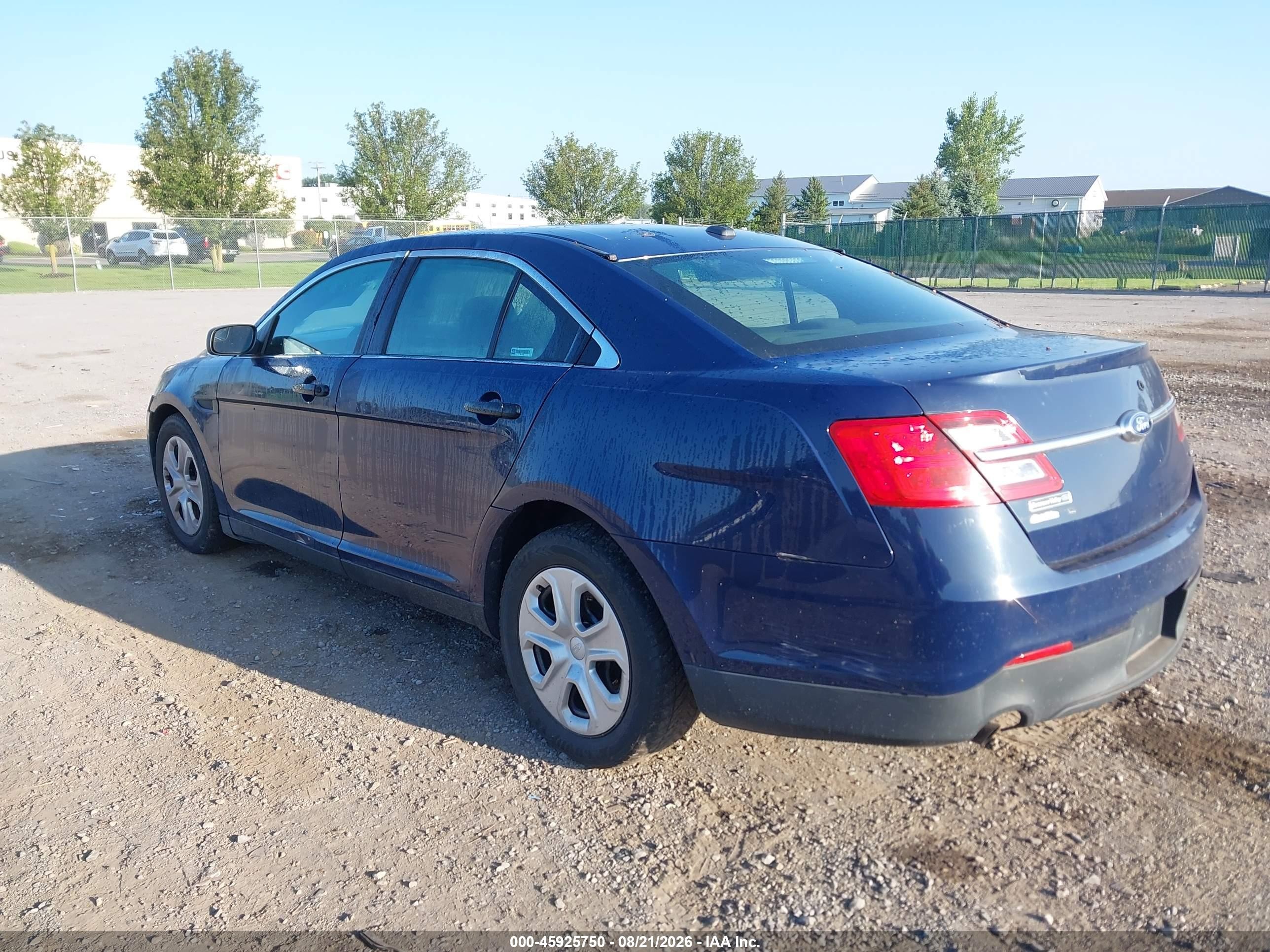 2014 Ford Police Interceptor   Blue vin: 1FAHP2MK5EG178674