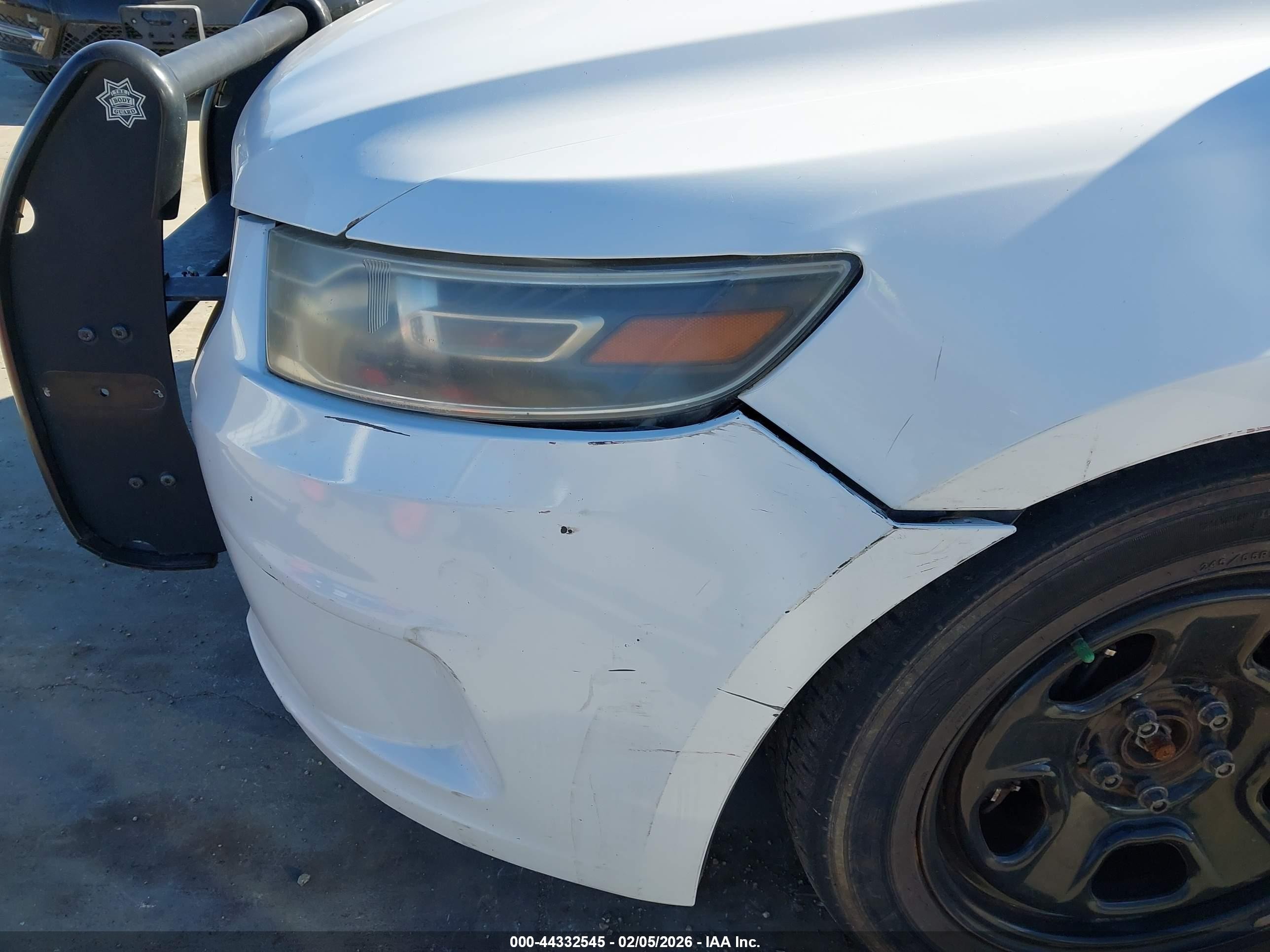 2015 Ford Police Interceptor   White vin: 1FAHP2MK5FG109310
