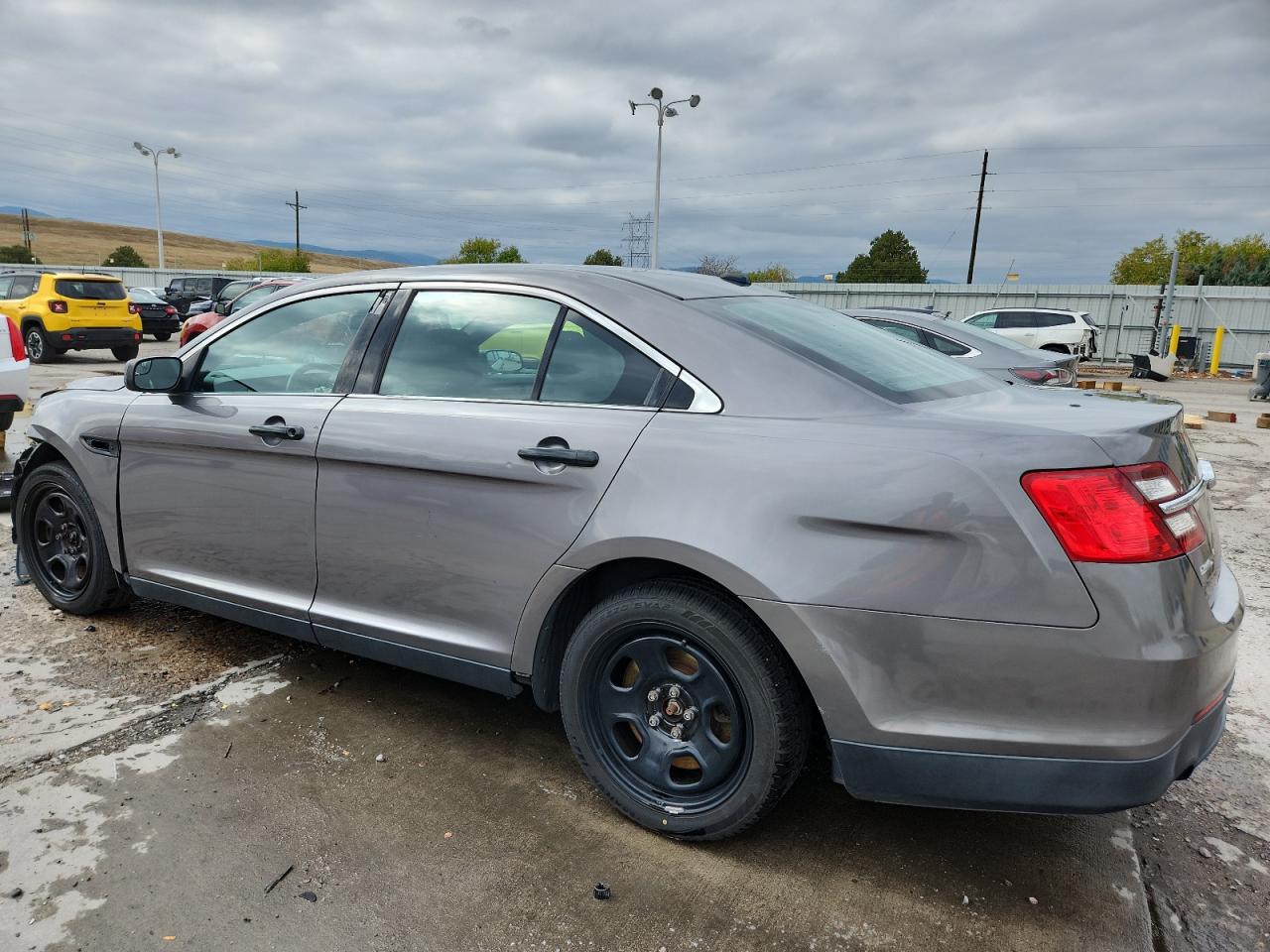 2014 Ford Taurus Police Interceptor Серый vin: 1FAHP2MK6EG143805