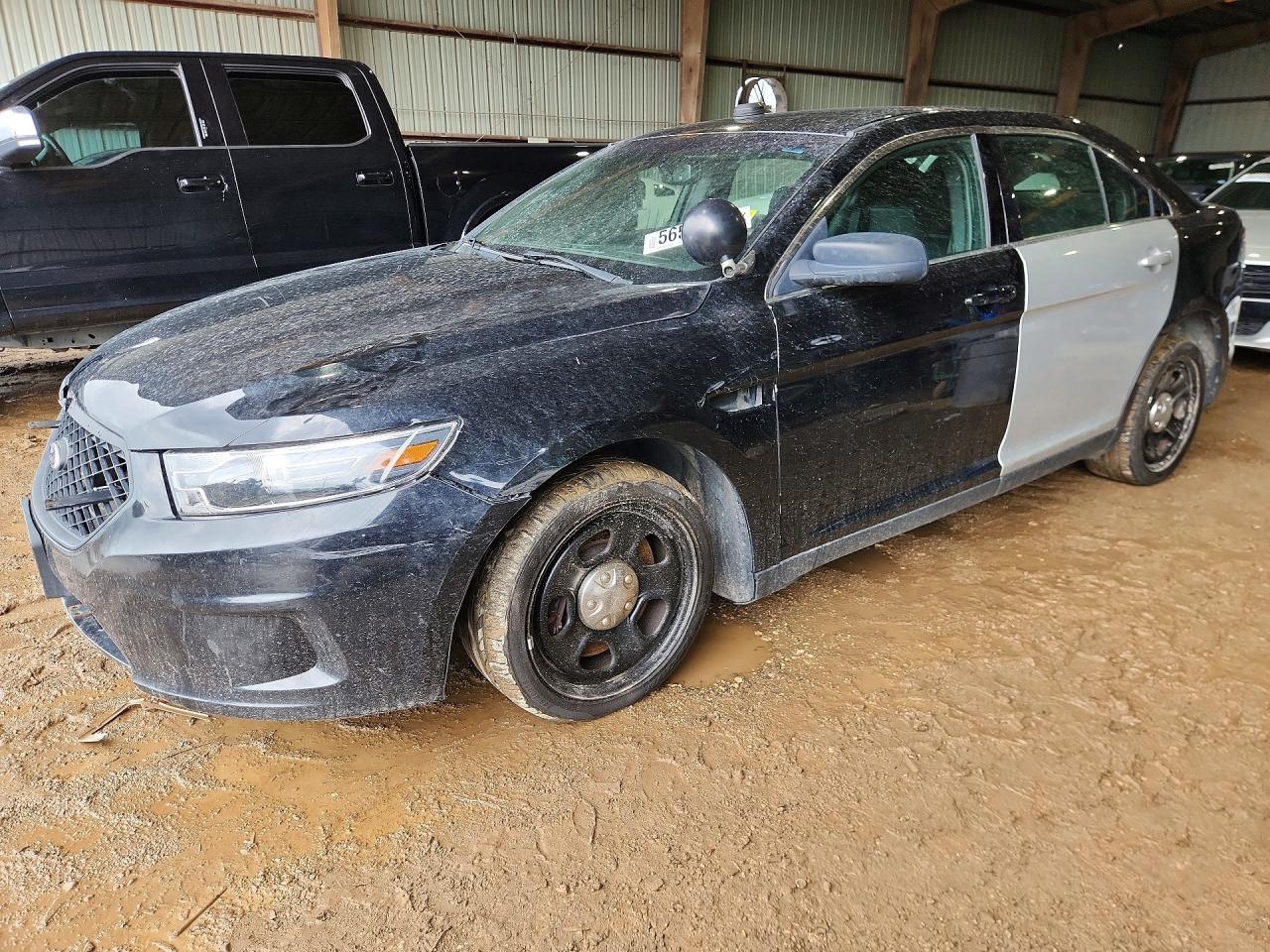 2015 Ford Taurus Police Interceptor Black vin: 1FAHP2MK6FG155406