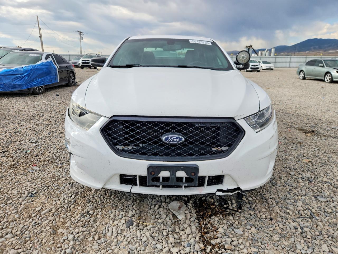 2014 Ford Taurus Police Interceptor Белый vin: 1FAHP2MK7EG127824