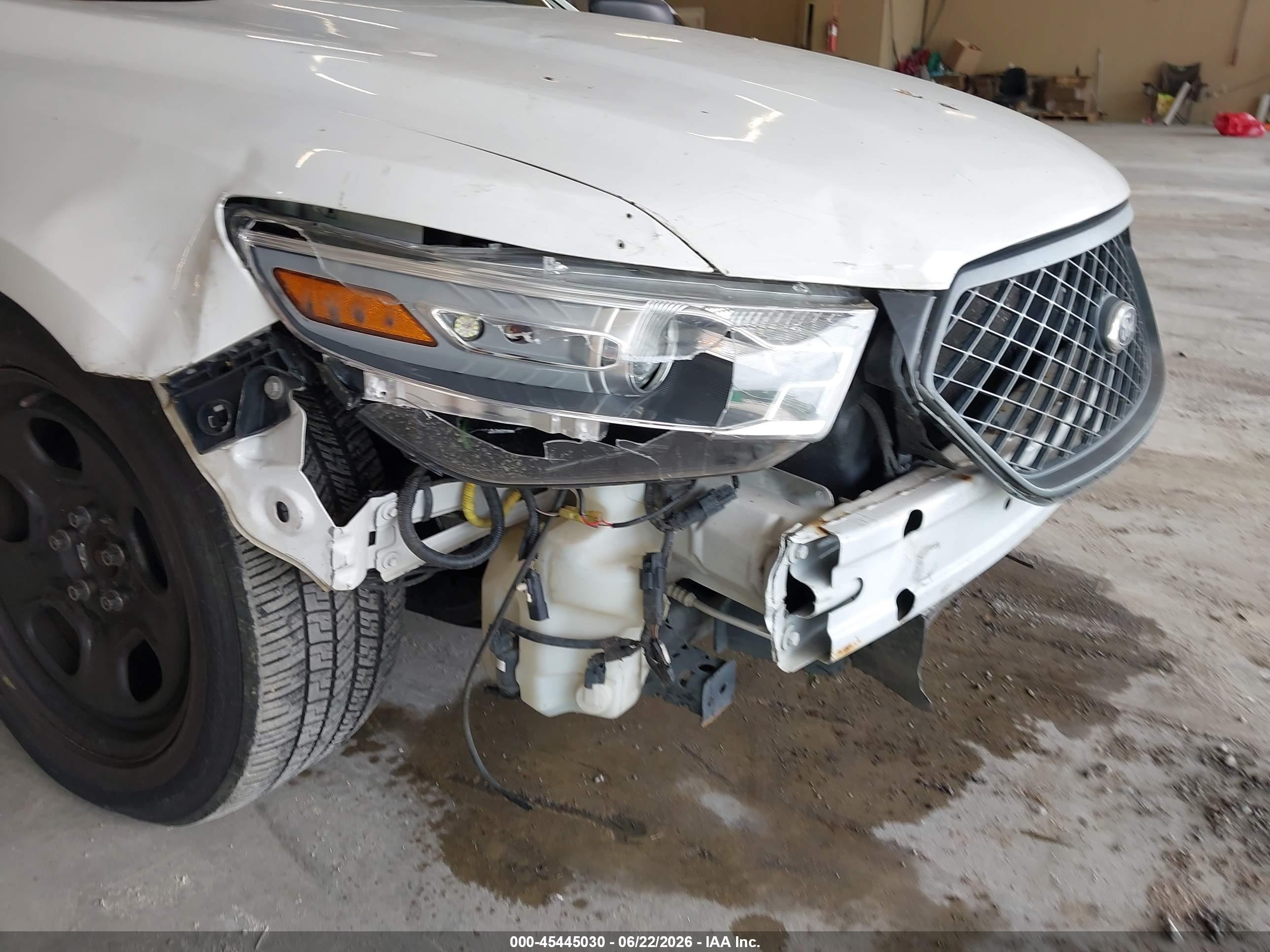 2014 Ford Police Interceptor White vin: 1FAHP2MK8EG178555