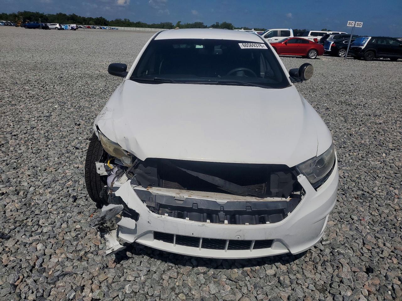 2015 Ford Taurus White vin: 1FAHP2MK8FG135741