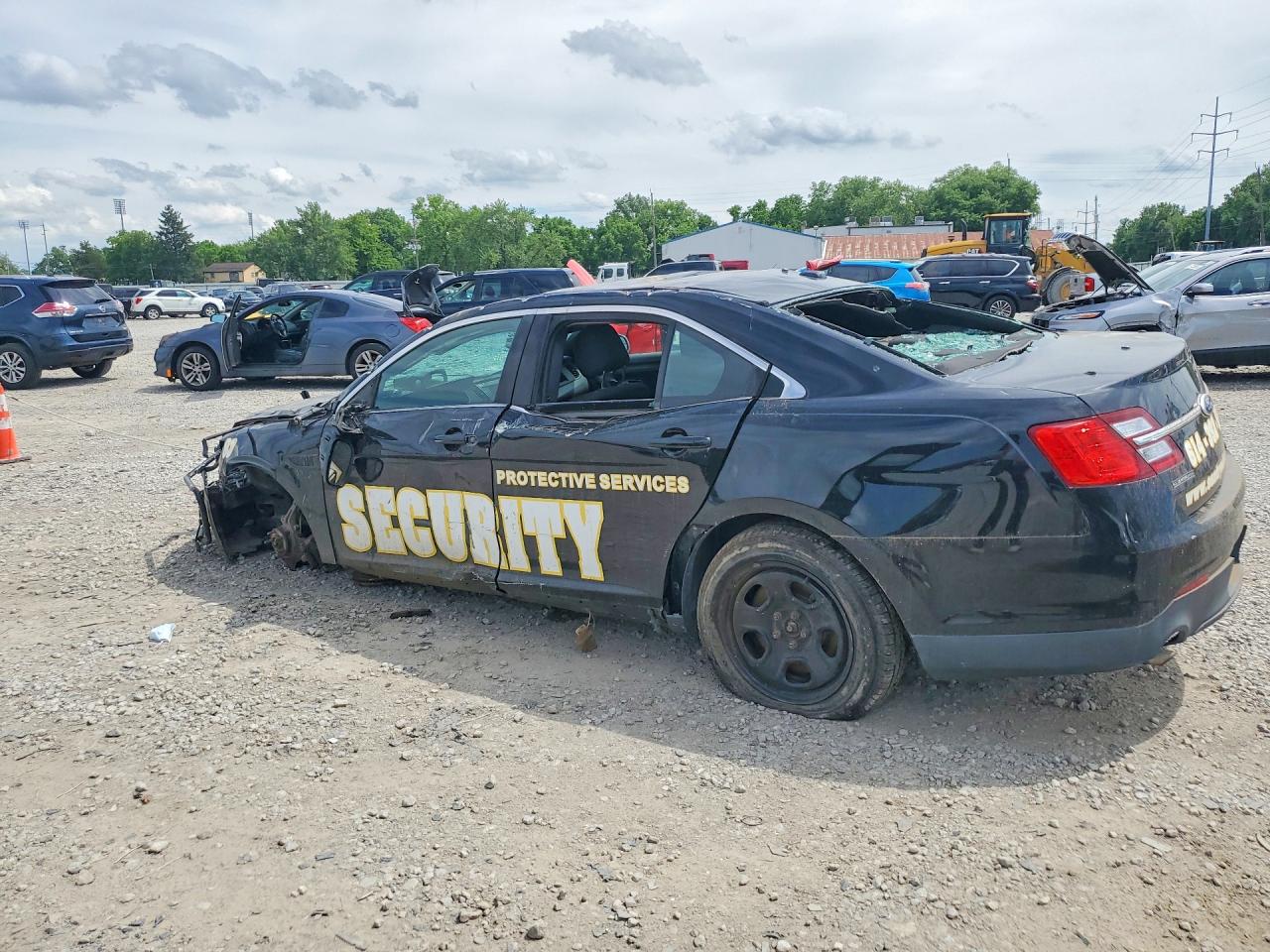 2015 Ford Taurus Police Interceptor Black vin: 1FAHP2MK9FG144092