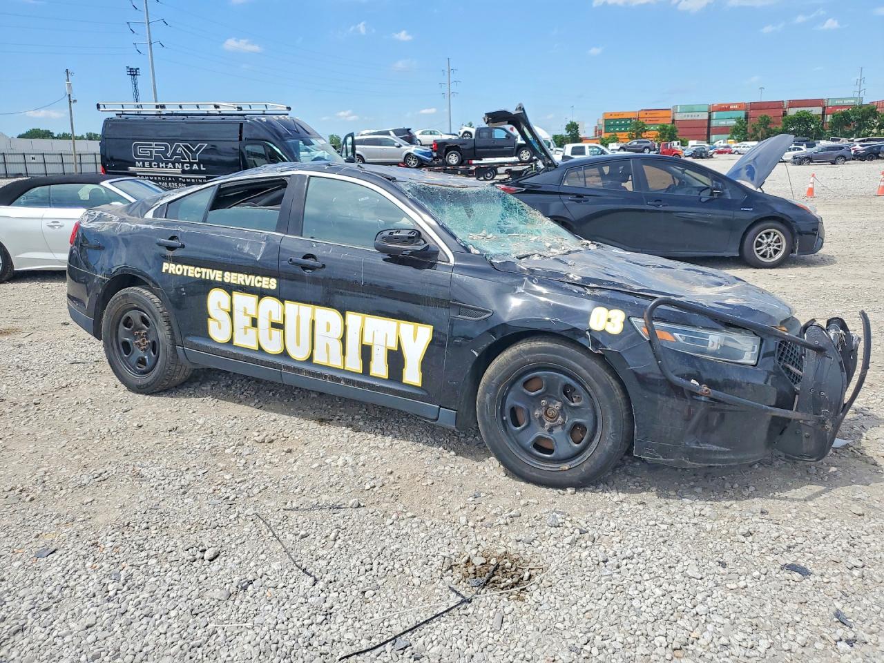 2015 Ford Taurus Police Interceptor Black vin: 1FAHP2MK9FG144092