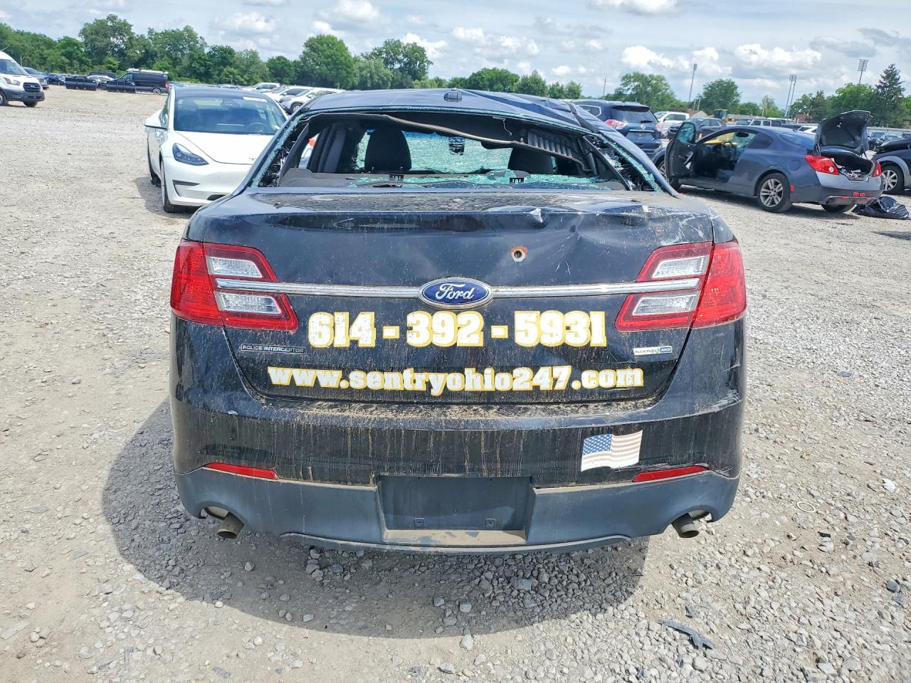 2015 Ford Taurus Police Interceptor Black vin: 1FAHP2MK9FG144092