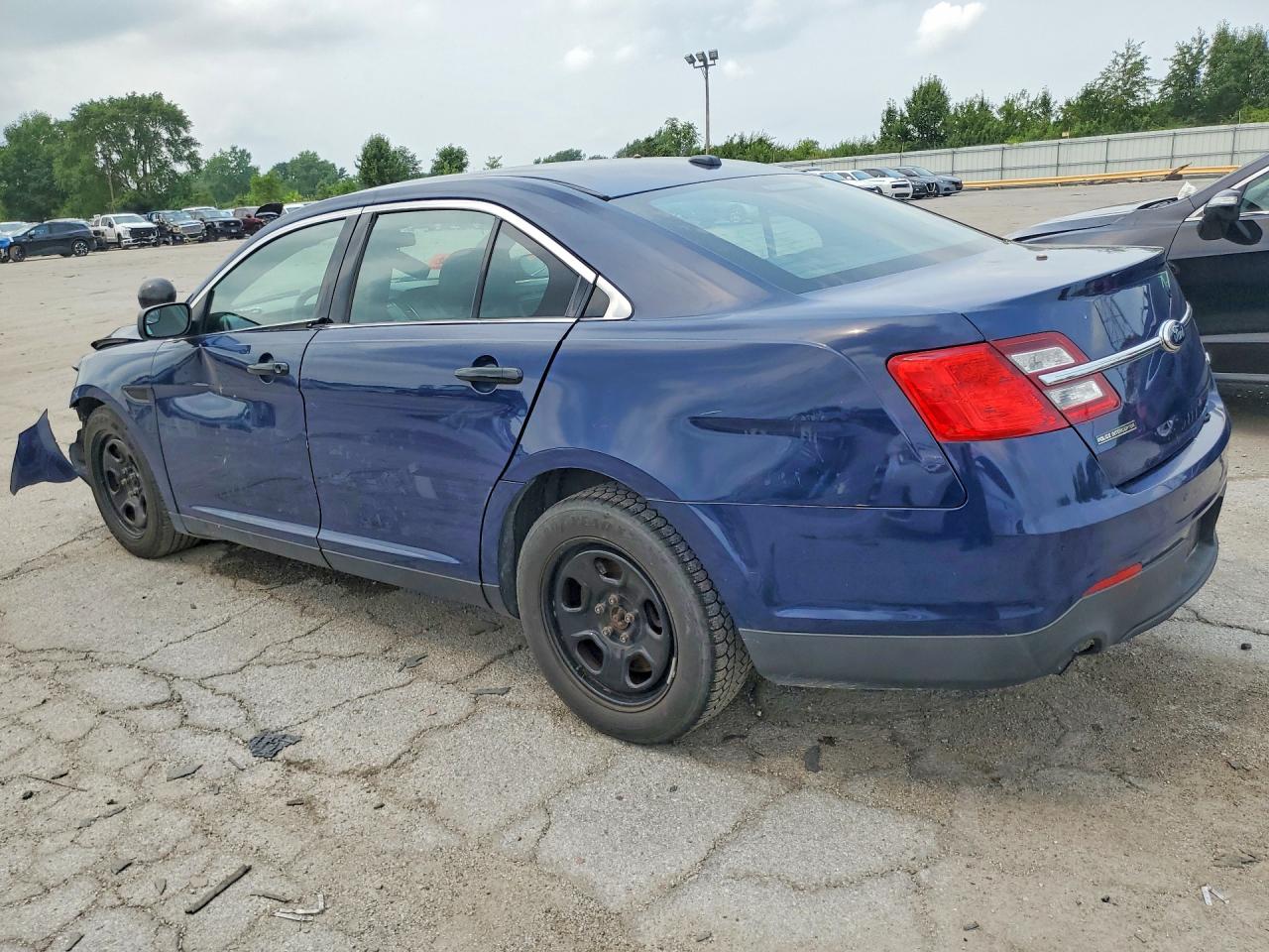 2015 Ford Taurus Police Interceptor Синий vin: 1FAHP2MK9FG154301