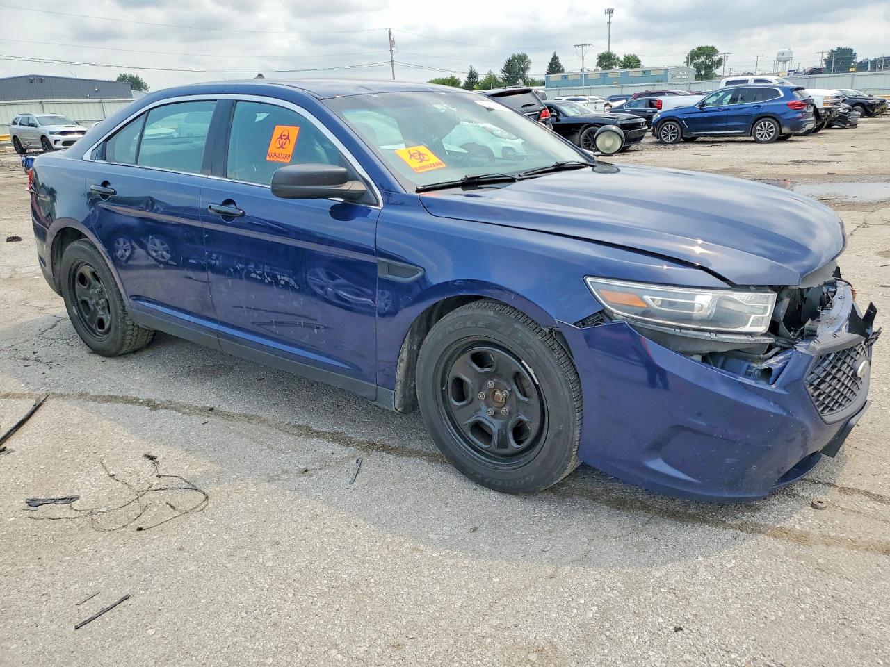 2015 Ford Taurus Police Interceptor Синий vin: 1FAHP2MK9FG154301