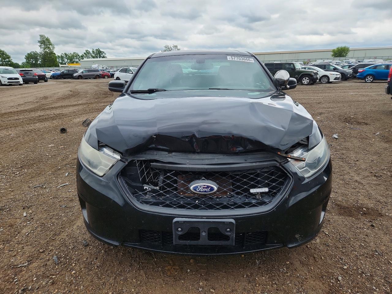 2015 Ford Taurus Police Interceptor Black vin: 1FAHP2MK9FG163824