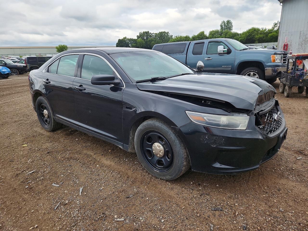 2015 Ford Taurus Police Interceptor Black vin: 1FAHP2MK9FG163824
