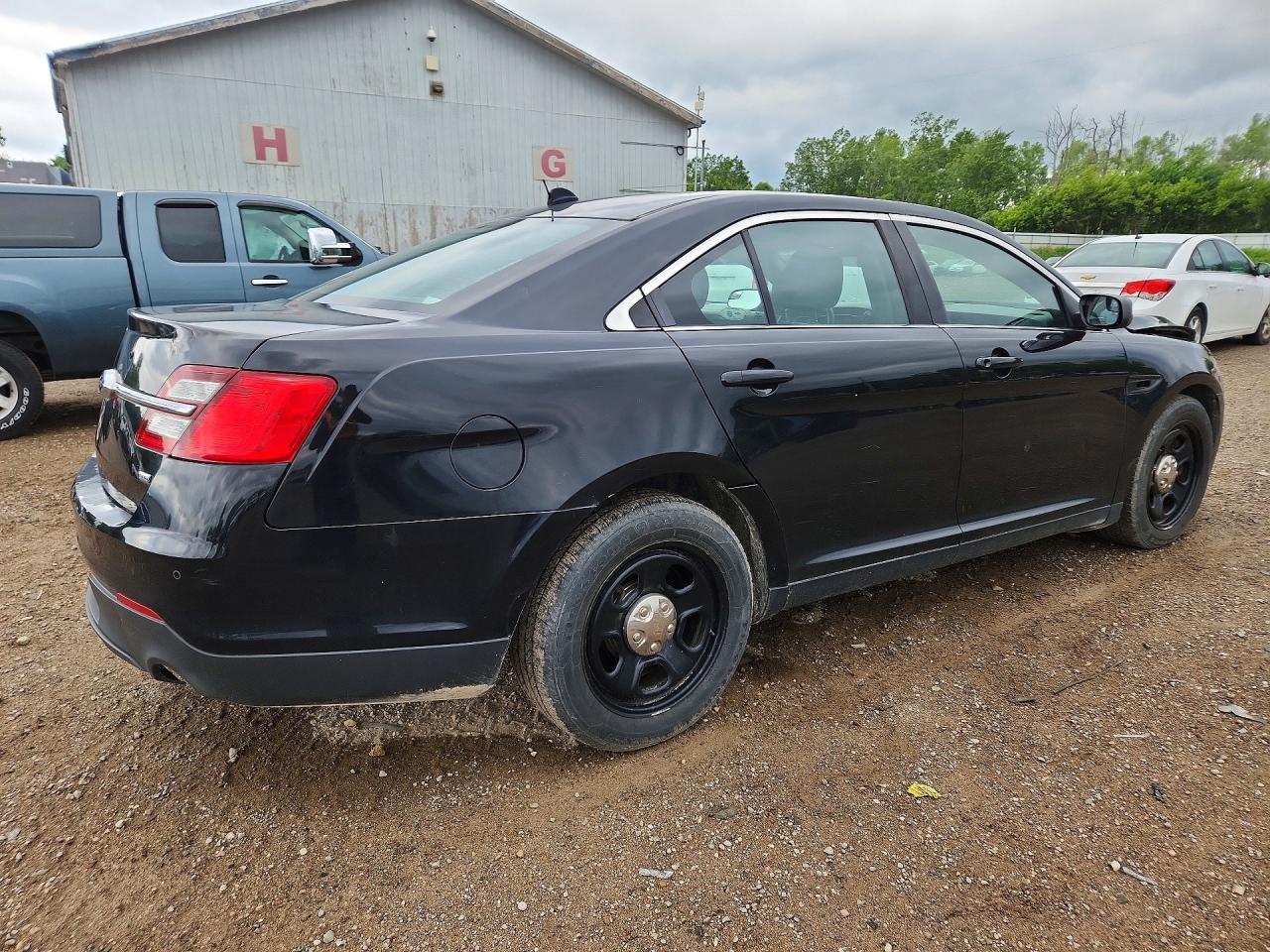 2015 Ford Taurus Police Interceptor Black vin: 1FAHP2MK9FG163824