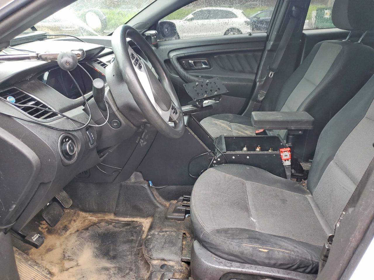 2014 Ford Taurus Police Interceptor White vin: 1FAHP2MKXEG180291