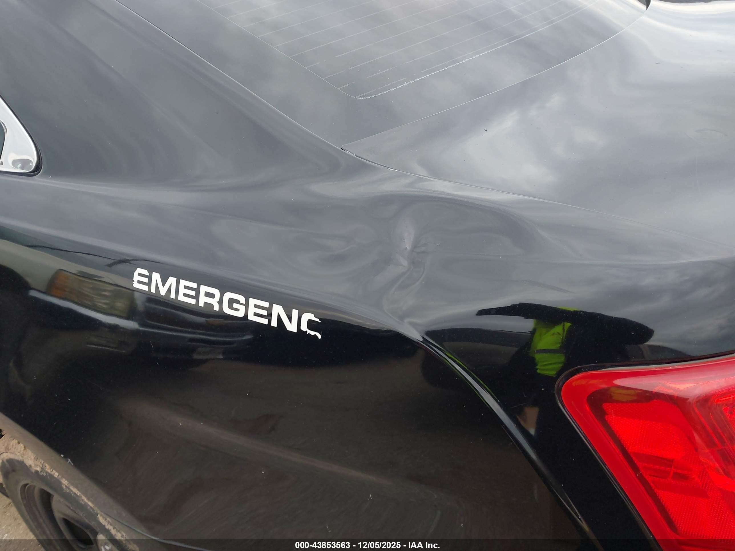 2014 Ford Police Interceptor   Черный vin: 1FAHP2MT1EG153733
