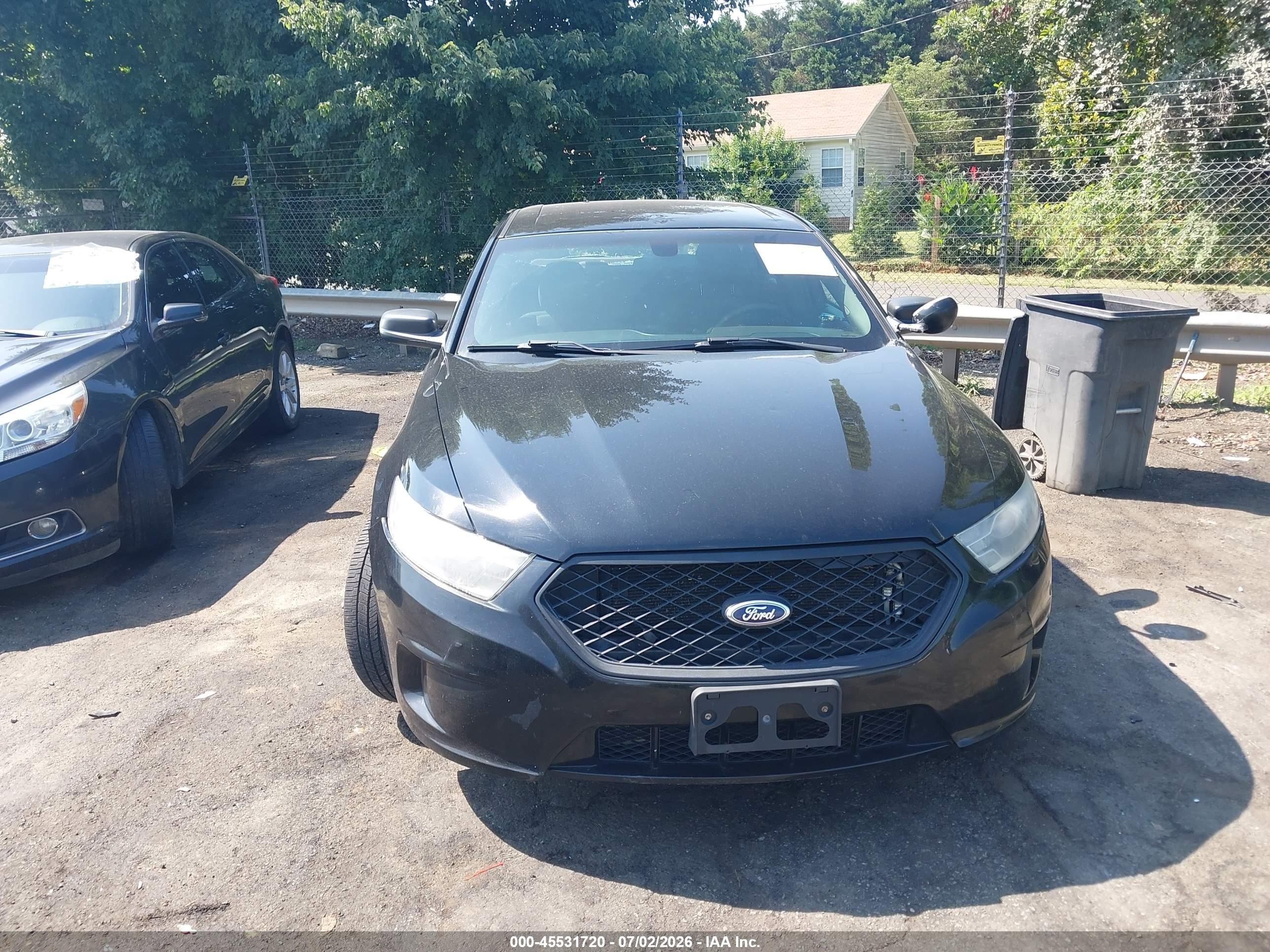 2014 Ford Police Interceptor   Black vin: 1FAHP2MT2EG124628