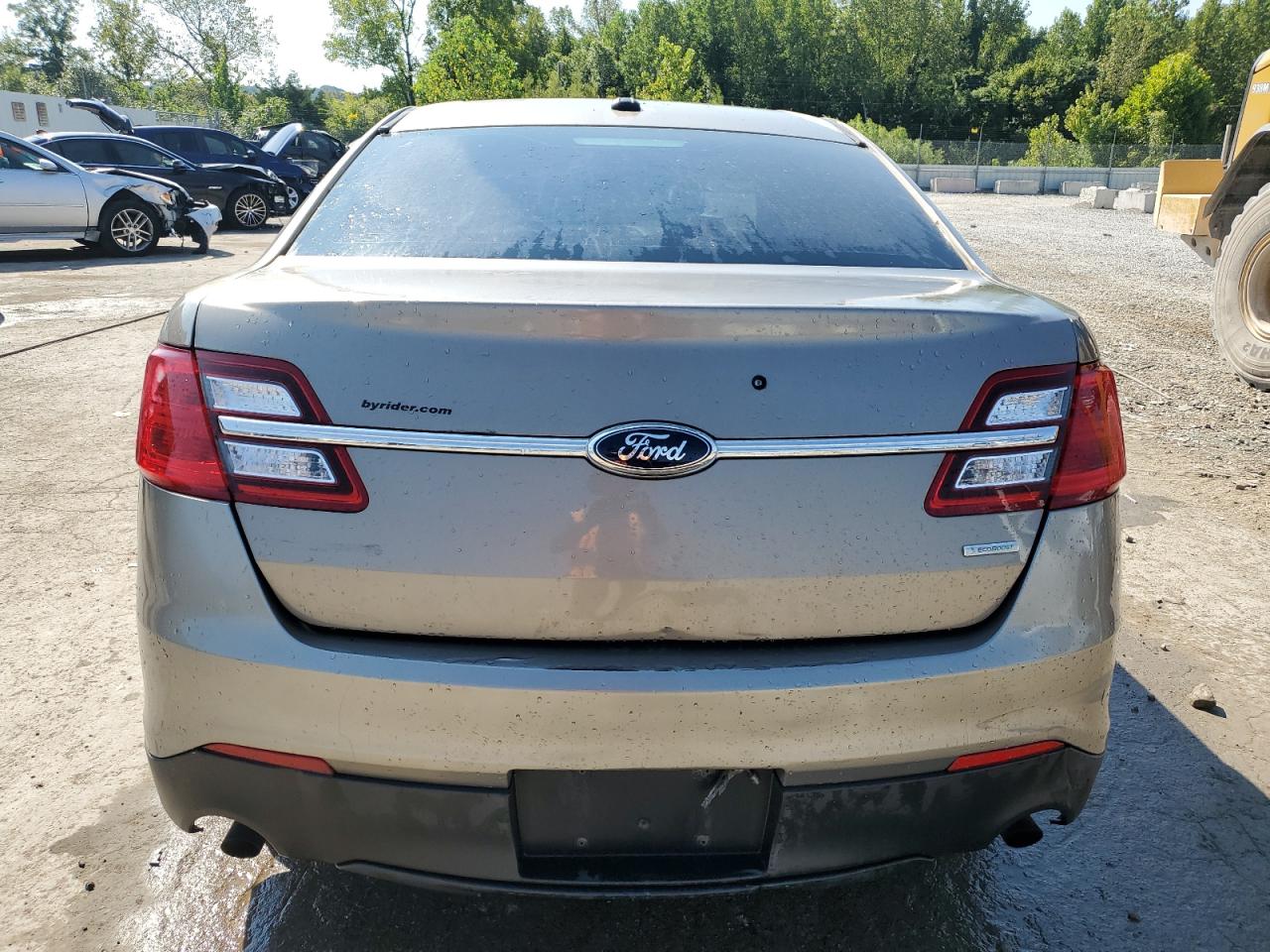2014 Ford Taurus Police Interceptor Бежевый vin: 1FAHP2MT7EG156281