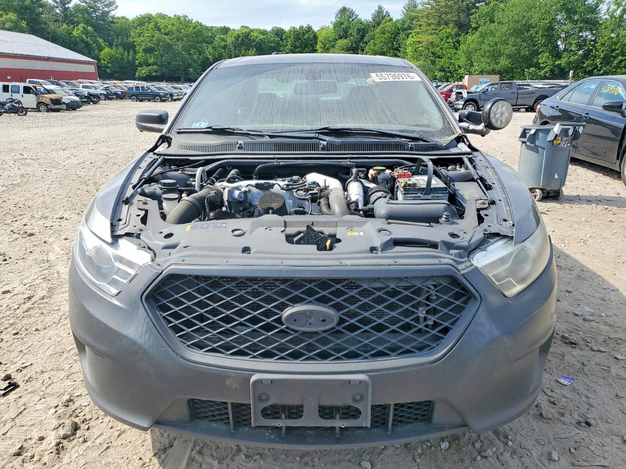 2014 Ford Taurus Police Interceptor Gray vin: 1FAHP2MTXEG138146