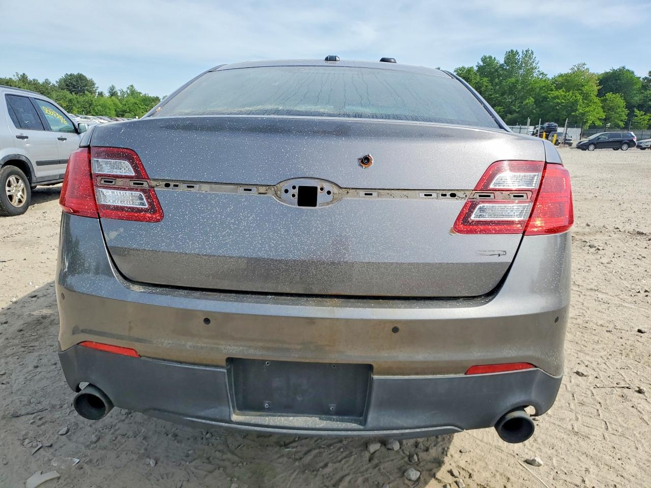 2014 Ford Taurus Police Interceptor Gray vin: 1FAHP2MTXEG138146