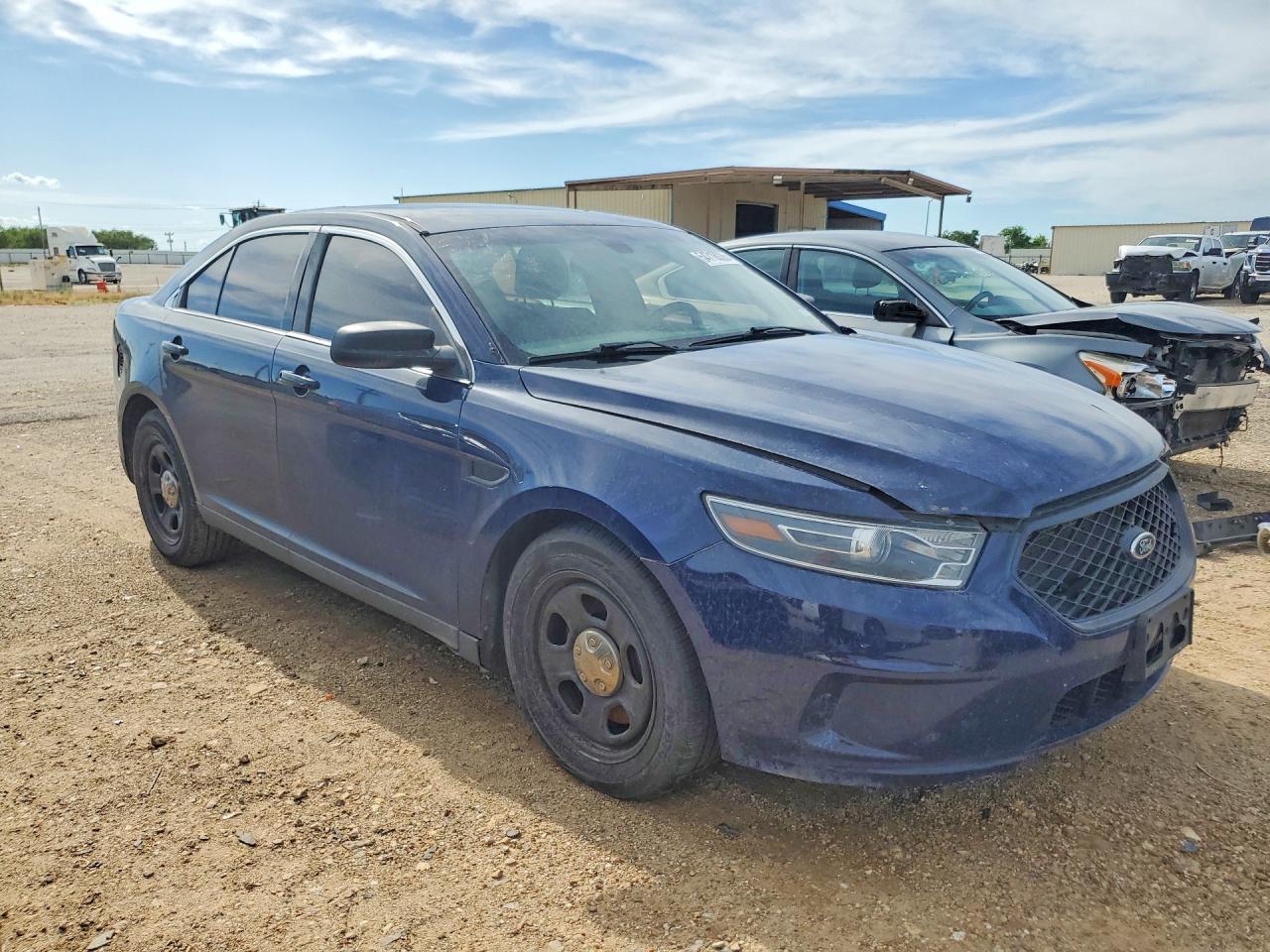 2015 Ford Taurus Police Interceptor Blue vin: 1FAHP2MTXFG146362