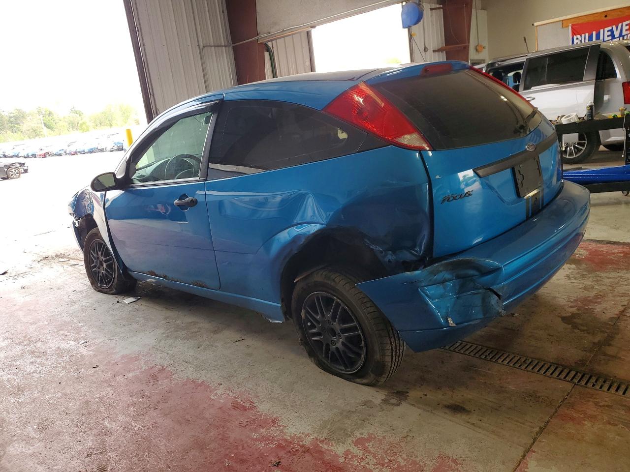 2007 Ford Focus Zx3 Blue vin: 1FAHP31N17W306955