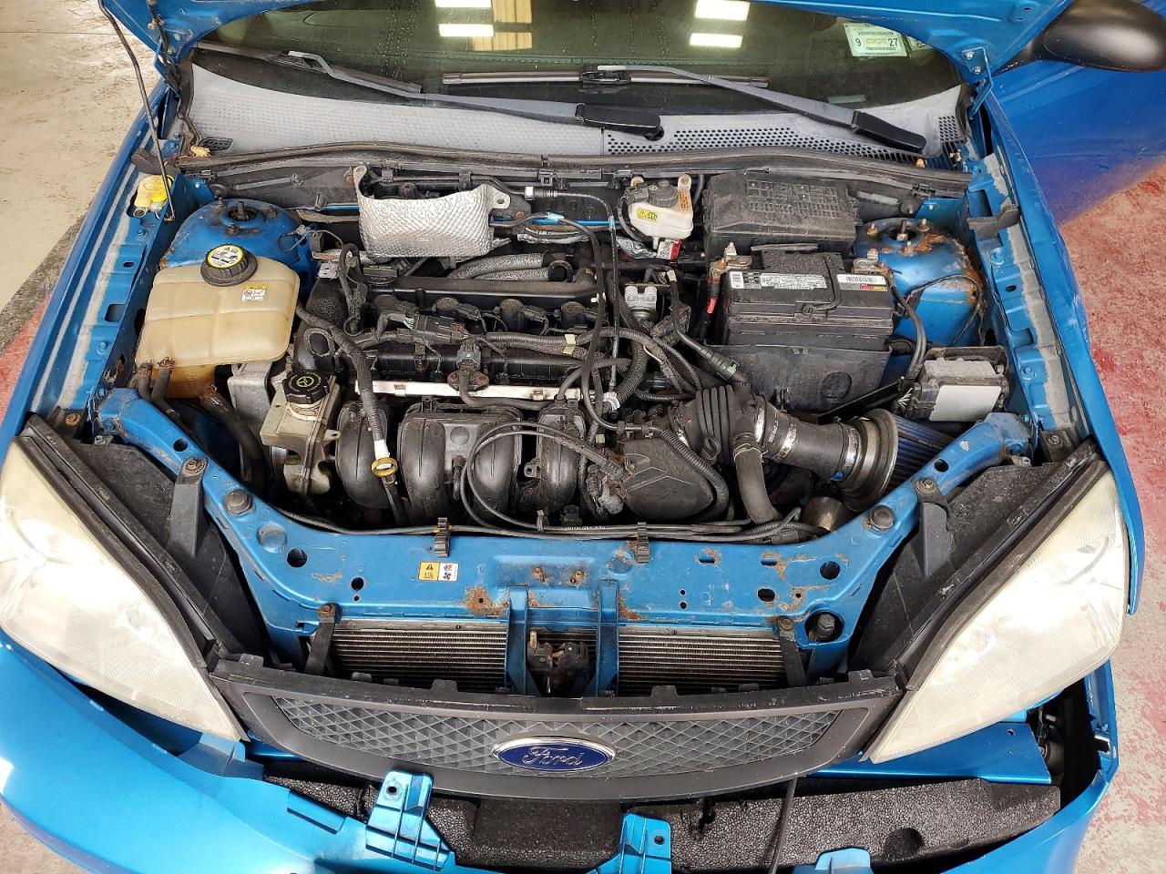 2007 Ford Focus Zx3 Blue vin: 1FAHP31N17W306955