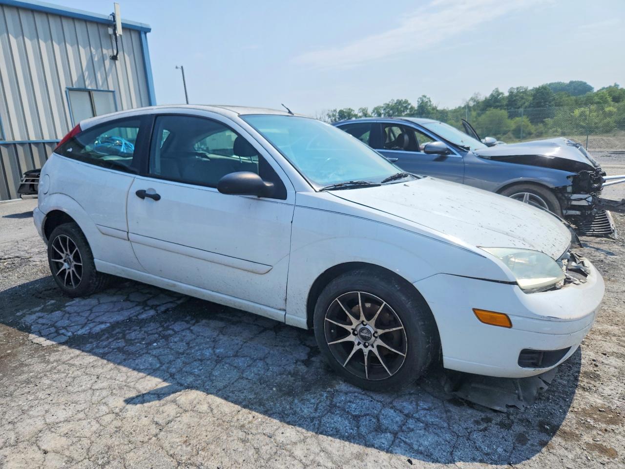 2006 Ford Focus Zx3 White vin: 1FAHP31N46W255157