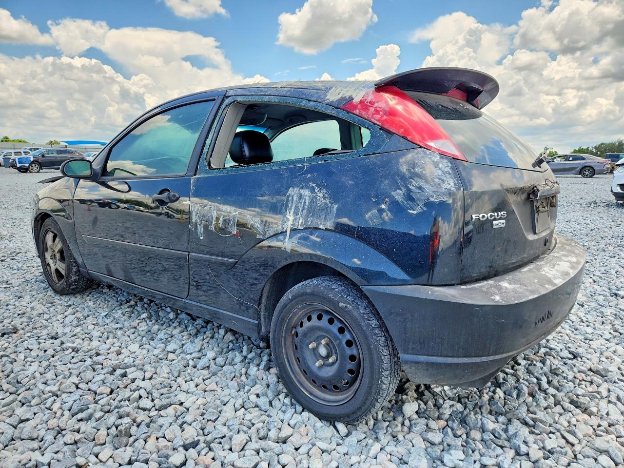 2007 Ford Focus Zx3 Black vin: 1FAHP31N47W286796
