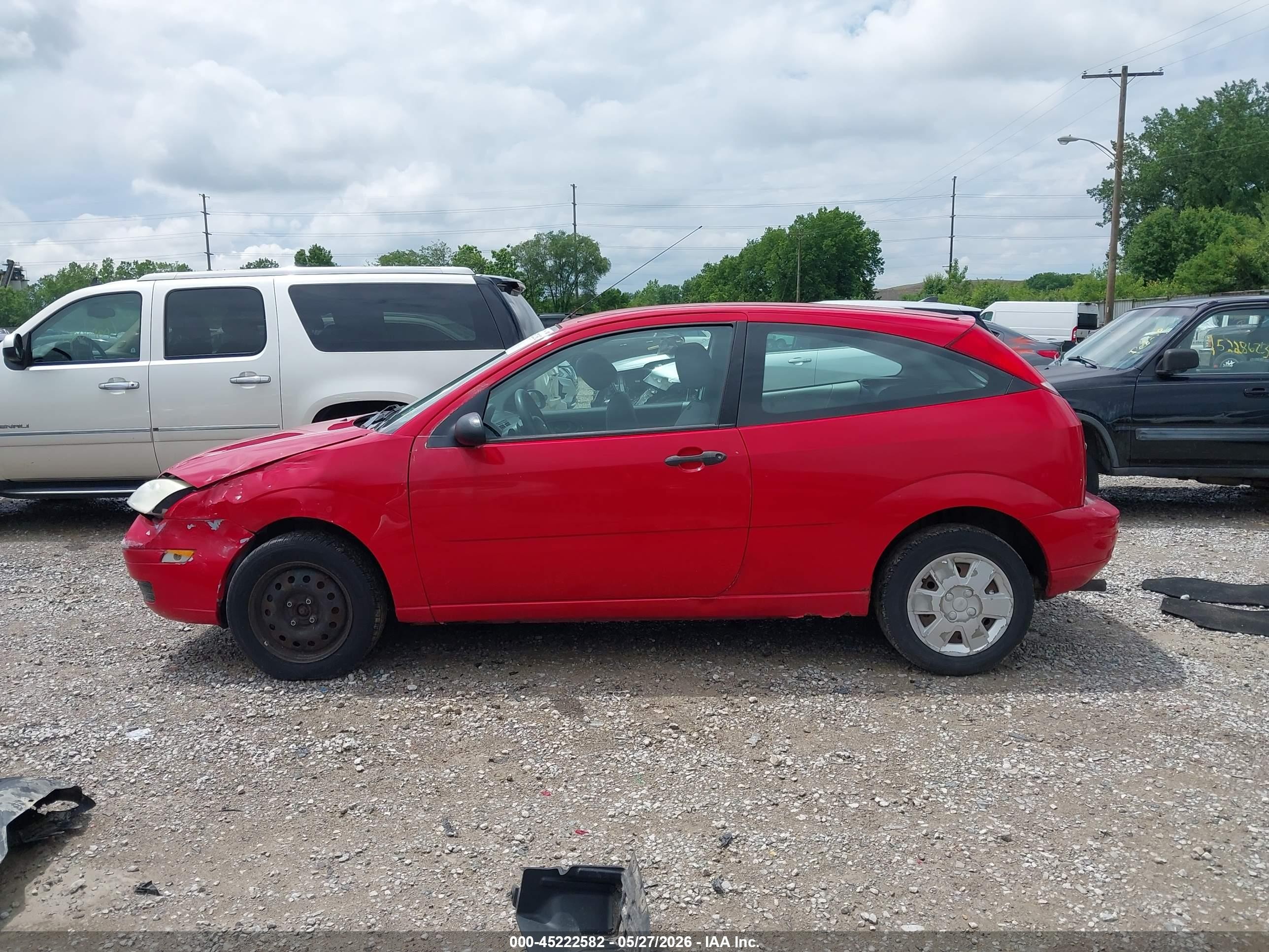 2007 Ford Focus S/se/ses Red vin: 1FAHP31NX7W247257