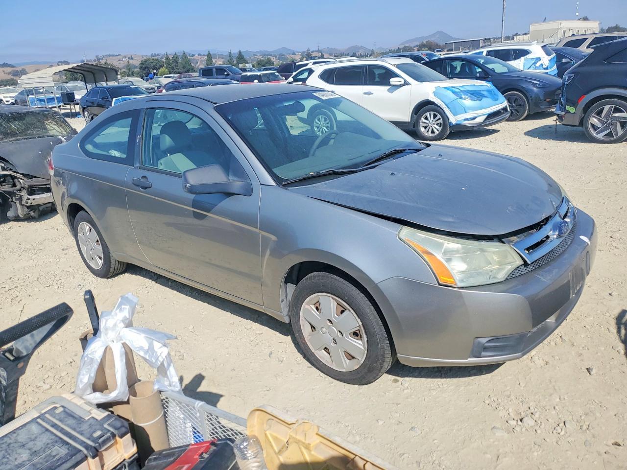 2008 Ford Focus S/se Gray vin: 1FAHP32N18W216804