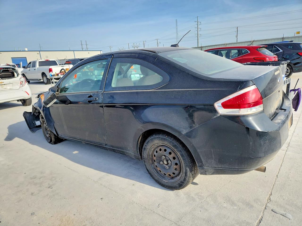 2008 Ford Focus S/se Black vin: 1FAHP32N28W294962