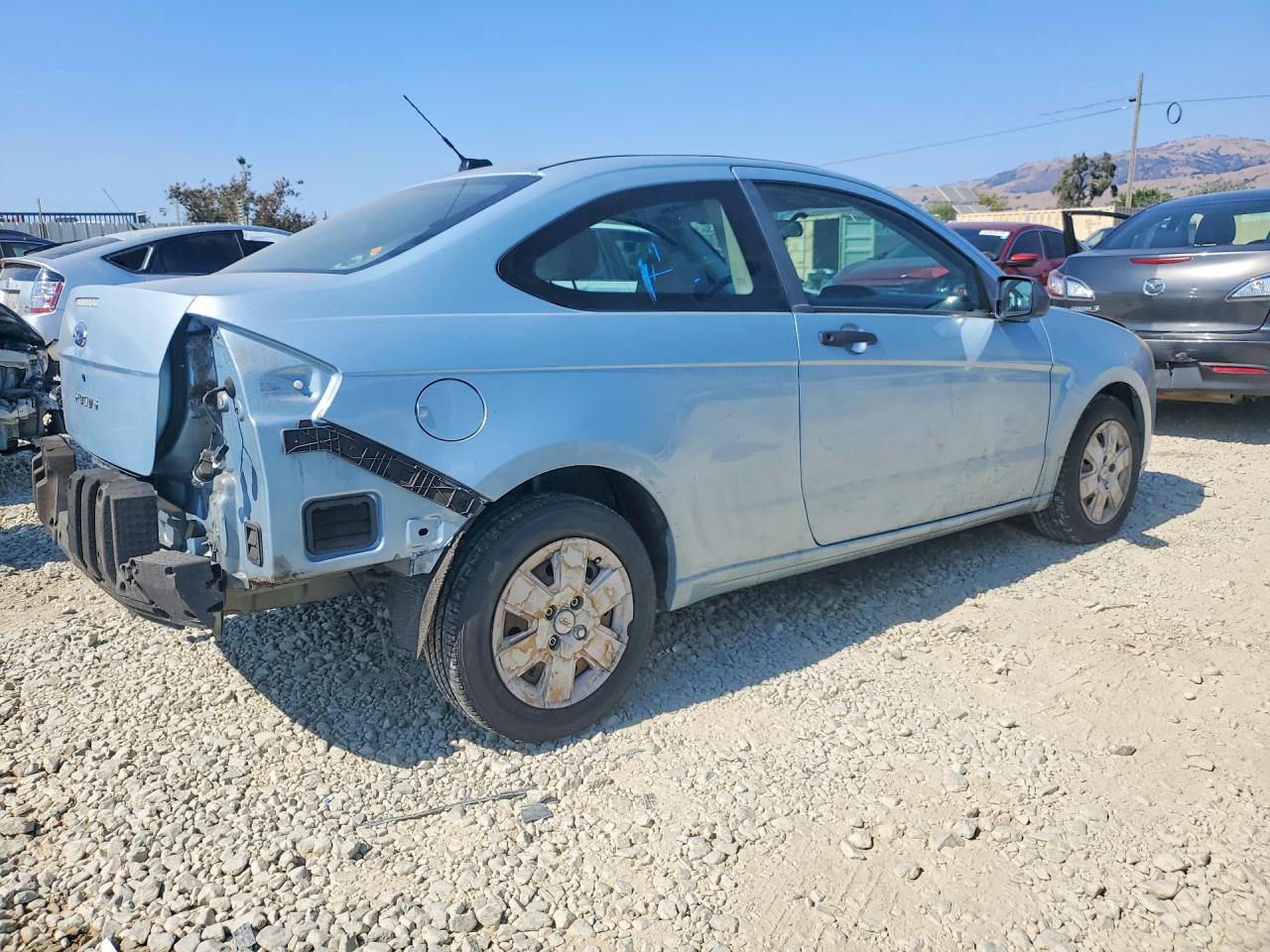 2008 Ford Focus S/se Blue vin: 1FAHP32N48W178730