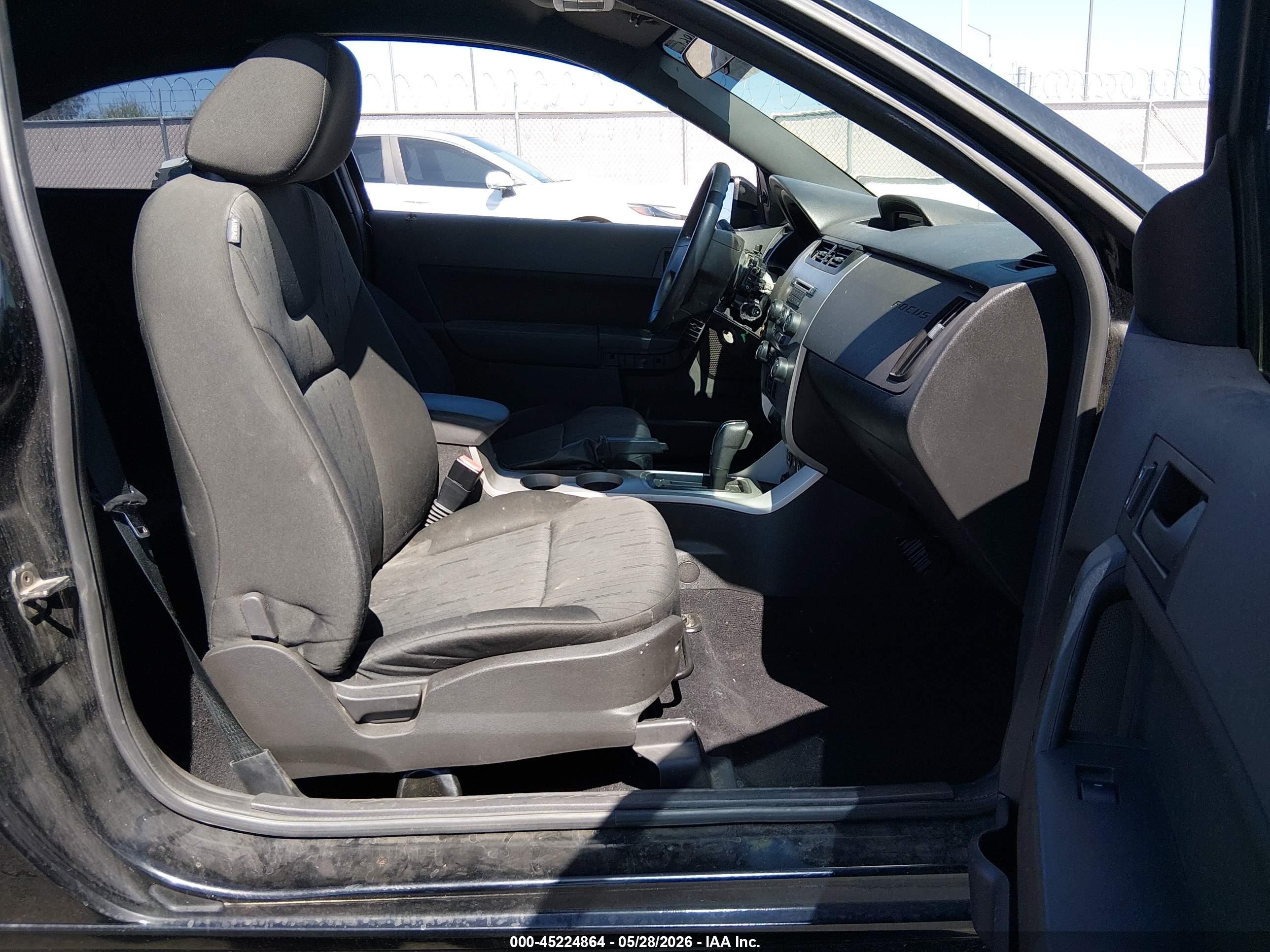 2009 Ford Focus Se Black vin: 1FAHP32N59W162912