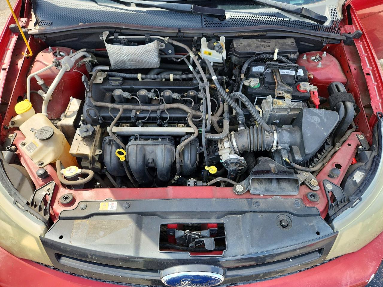 2009 Ford Focus Se Red vin: 1FAHP32N69W202141