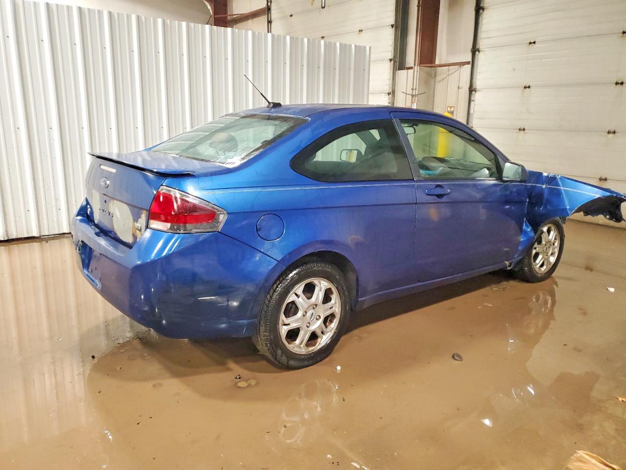 2009 Ford Focus Se Blue vin: 1FAHP32N79W149157