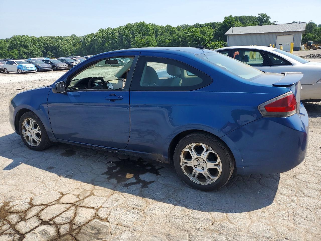 2009 Ford Focus Se Blue vin: 1FAHP32NX9W178846