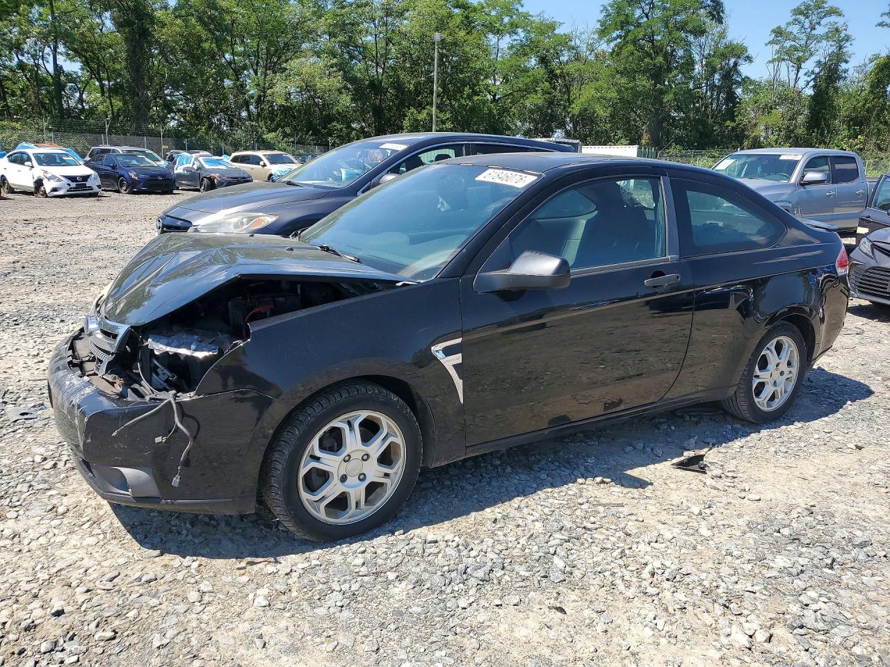 2008 Ford Focus Se Gray vin: 1FAHP33N18W163651