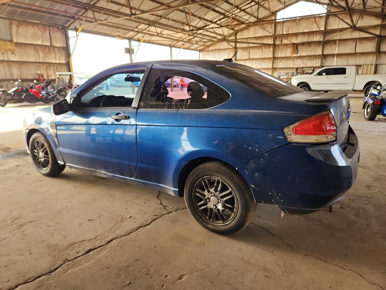 2008 Ford Focus Se Blue vin: 1FAHP33N18W179039