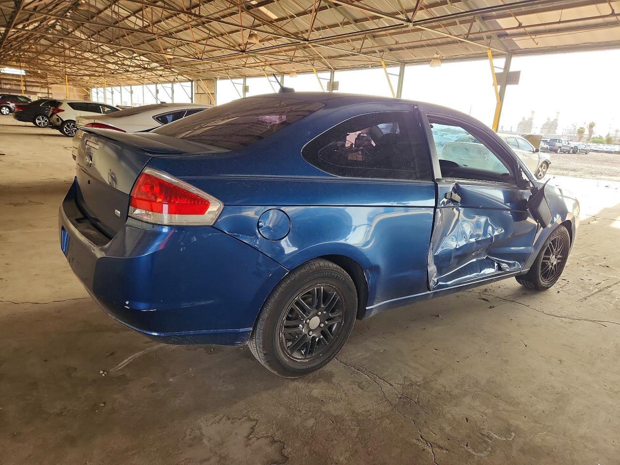 2008 Ford Focus Se Blue vin: 1FAHP33N18W179039